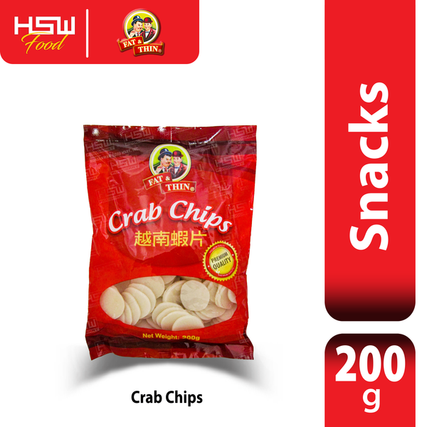 FAT & THIN CRAB CHIPS 200g