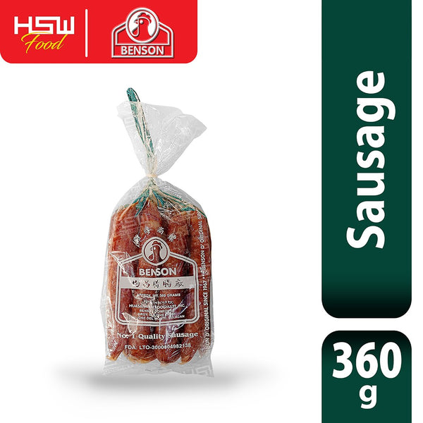 BENSON SAUSAGE GREEN 360G