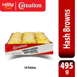 CARNATION MINI HASH BROWN 18S