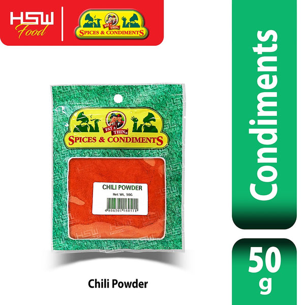 FAT & THIN CHILI POWDER 50G