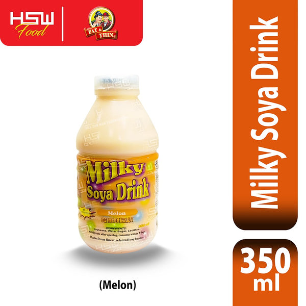 FAT & THIN MILKY SOYA DRINK MELON 350ML