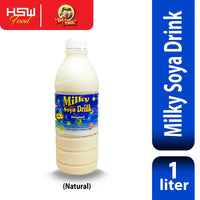 FAT & THIN MILKY SOYA DRINK NATURAL 1L 12X1