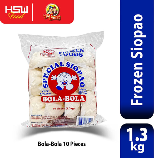 FAT & THIN SPECIAL SIOPAO BOLA BOLA 10S