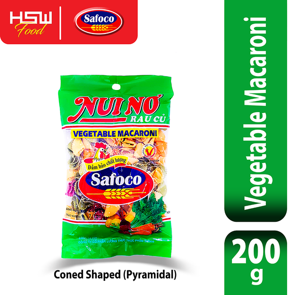 SAFOCO PYRAMIDAL CONED SHAPED MACARONI 200g