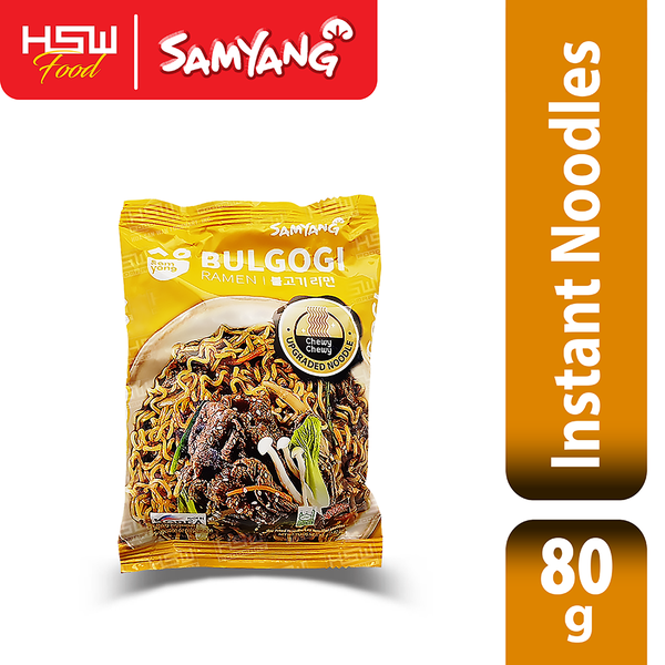 SAMYANG BULGOGI RAMEN STIRFRIED NOODLE 80G