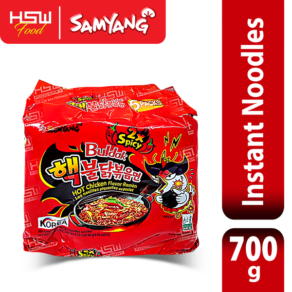 SAMYANG HOT CHICKEN RAMEN 2X SPICY FLAVOR 700g