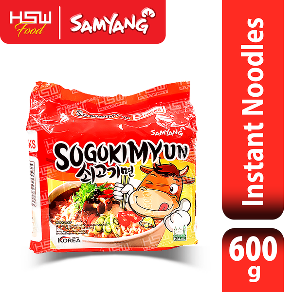 Samyang Sogokimyun Beef Ramen Noodles